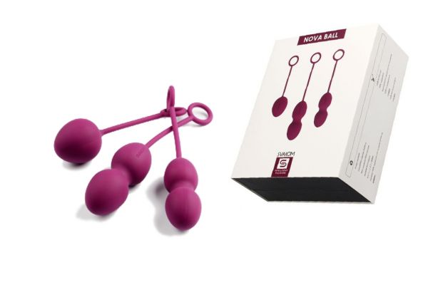 SVAKOM Nova Ball Фиолетовый Вагинальные шарики со смещенным центром тяжести