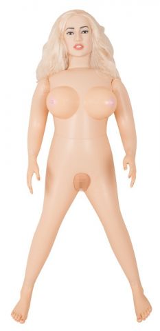 Кукла надувная с анатомическим лицом и конечностями Juicy Jill