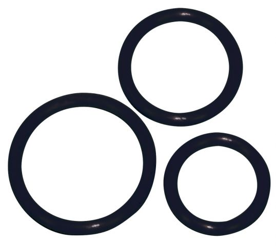 Набор эрекционных силиконовых колец Cock Ring Trio