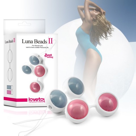 Вагинальные шарики Джага-Джага Luna Beads II Ø 3.8 см