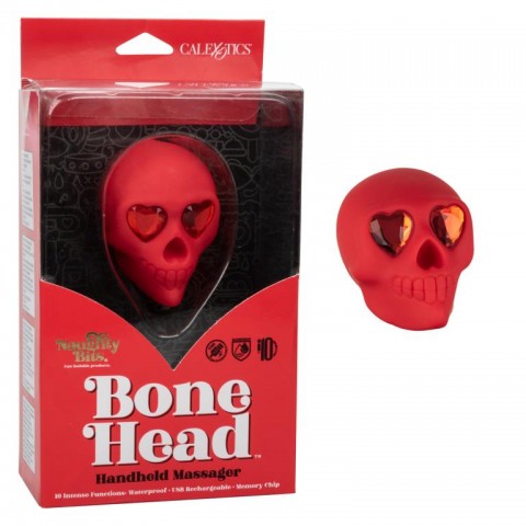 Вибромассажер в форме черепа NAUGHTY BITS BONE HEAD (7, Ø 5 см)