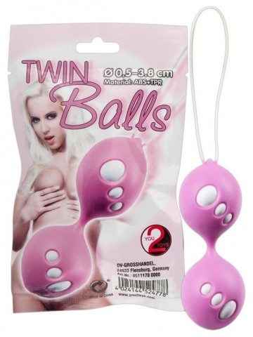 Вагинальные шарики Twin Balls (11, Ø 3.8 см)