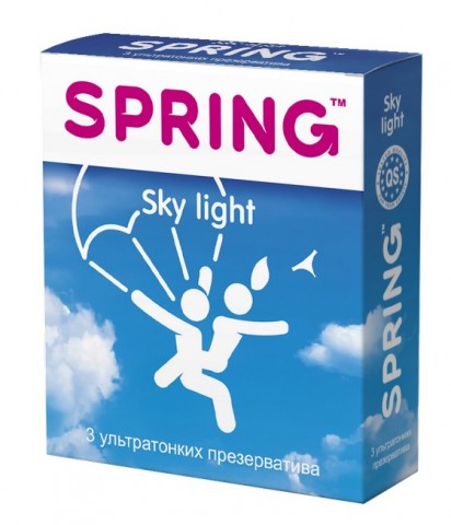Презервативы SPRING™ Sky Light ультра-тонкие (3 шт.)