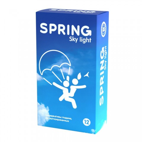 Презервативы SPRING™ Sky Light ультра-тонкие (12 шт.)