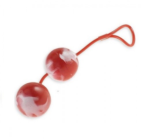 Вагинальные шарики красные (Ø 3.5 см)