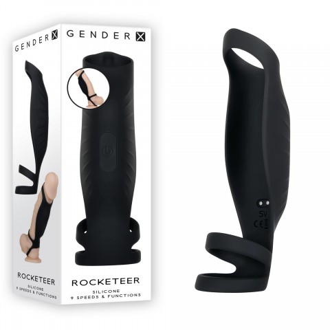 Evolved Gender X ROCKETEEER Поддерживающая сбруя на пенис с эрекционным кольцом