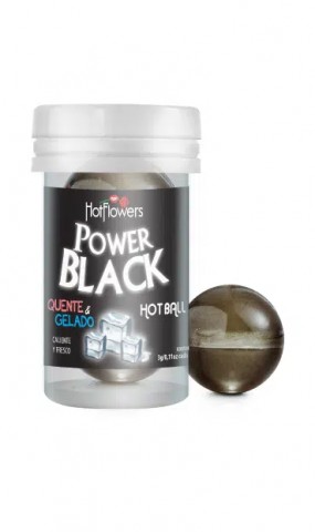Интимный гель POWER BLACK с охлаждающе-разогревающим эффектом, 2 шарика