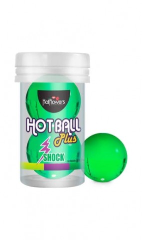 Интимный гель HOT BALL PLUS на силиконовой основе с покалывающим эффектом, 2 шарика